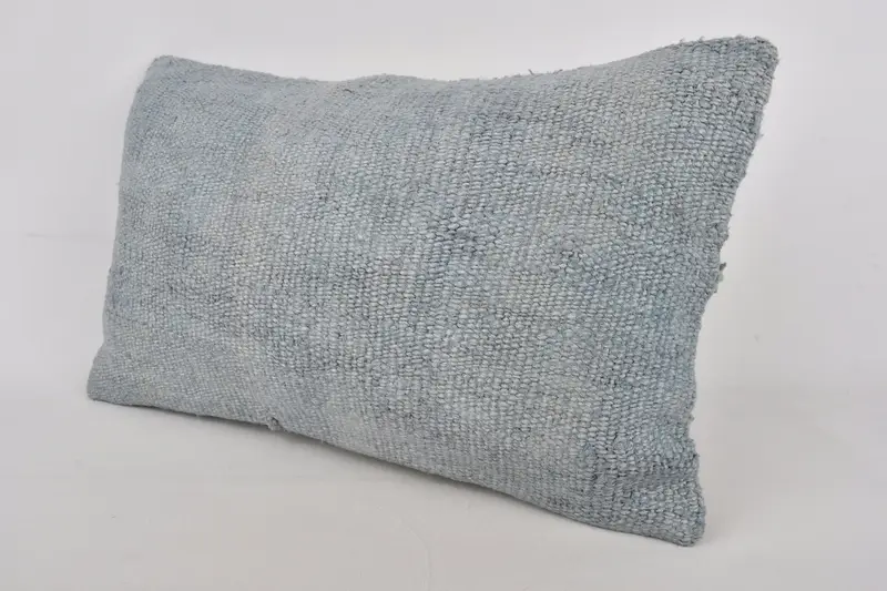Lounge Throw Pillow, Pillow Sham, Ethnical Kilim Rug Pillow, Pillow for Couch, 12x20 Gray Pillow Sham, Interior Designer Pillow - 3