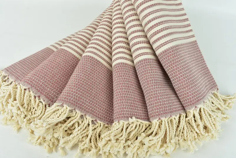 Bachelorette Favors Beach, Housewarming Gift, Personalized Towel, Lightweight Turkish towel, Custom Gift, Custom Gifts, 68x40 Cotton Striped Towel - 4