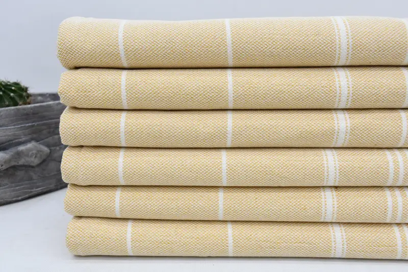 Wedding Favors, Best Friend Gift, Spa Towel, 36x24 Cotton Striped Towel, Bridal Shower Favor, Personalized Gifts, Personalized Dish Towel - 3