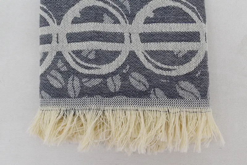 Turkish Hand Towel, Organic Towel, Bridal Shower Gift, Spa Gift, 28x20 Cotton Coffee Patterned Towel, Monogram Kitchen Towel, Bathroom Towels - 6