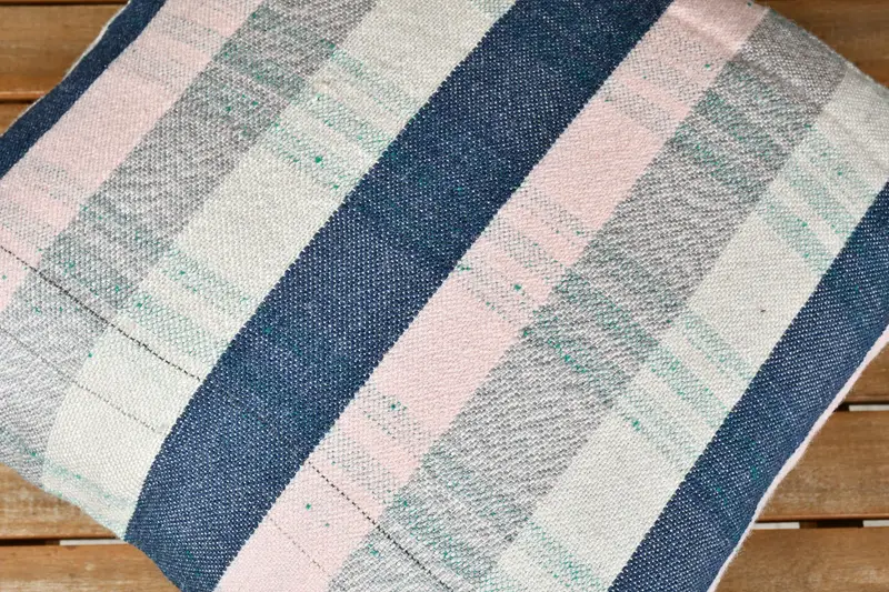 Handmade Kilim Cushion, Turkish Kilim Pillow, Pillow Sham, 18x18 Pink Pillow Case, Boho Pillow, Art Deco Pillow Case, Car Pillow Sham - 4
