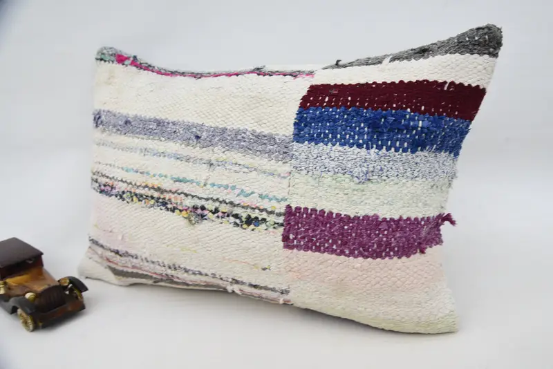 Pillow for Sofa, Ethnic Pillow Cover Cushion Case, Cushion, Interior Designer Pillow, Authentic Cushion Cover, Vintage Pillow, 16x24 Purple Cushion - 3