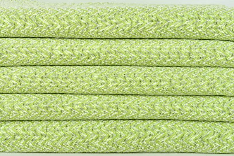 Organic Beach Blanket, Turkish Bedcover, Bedspread, Halloween Blanket, Housewarming Gift, Christmas Gift, 76x64 Cotton Zig zag Towel, Wedding Favors - 2