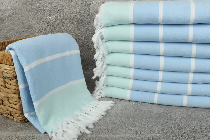 Turkish beach towel, Personalized Gift, 68x40 Cotton Striped Terry Towel, Valentines Day Gift Idea, Bridesmaid Gift Towel, Turkish Towel Bulk - 3