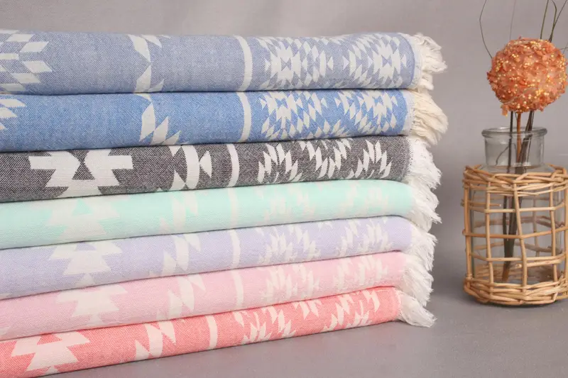 40x20 Cotton Kilim Towel, Travel Towel, Monogram Hand Towel, Handmade Gift, Personalized Dish Towel, Personalized Kitchen Towel, Embroidery Towels - 2