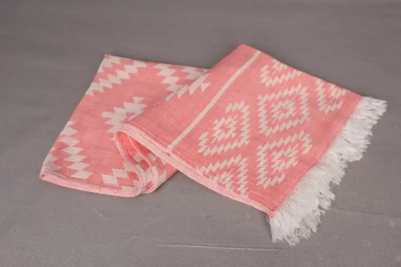 40x20 Cotton Kilim Towel, Travel Towel, Monogram Hand Towel, Handmade Gift, Personalized Dish Towel, Personalized Kitchen Towel, Embroidery Towels - 5