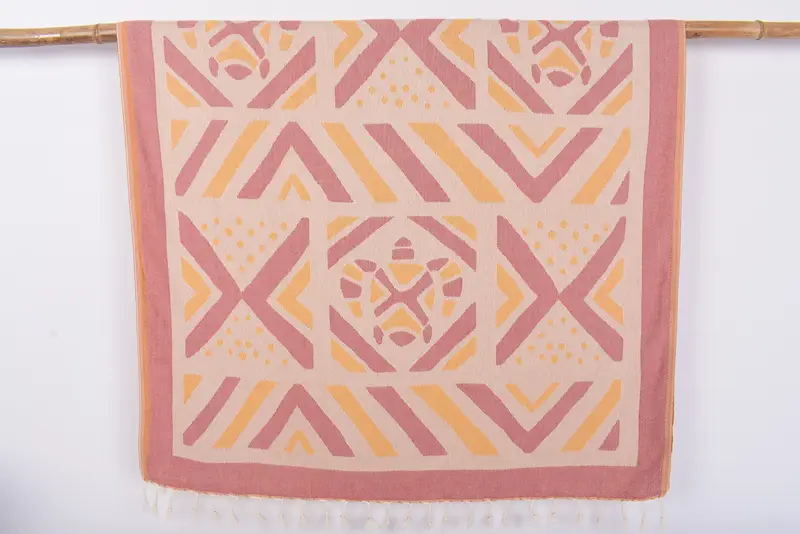 Bridesmaid Gift Towel, Personalized Gift, Best Beach Towel, 68x40 Cotton Triangle Design Towel, Gift For Boyfriend, Bachelorette Favors Beach