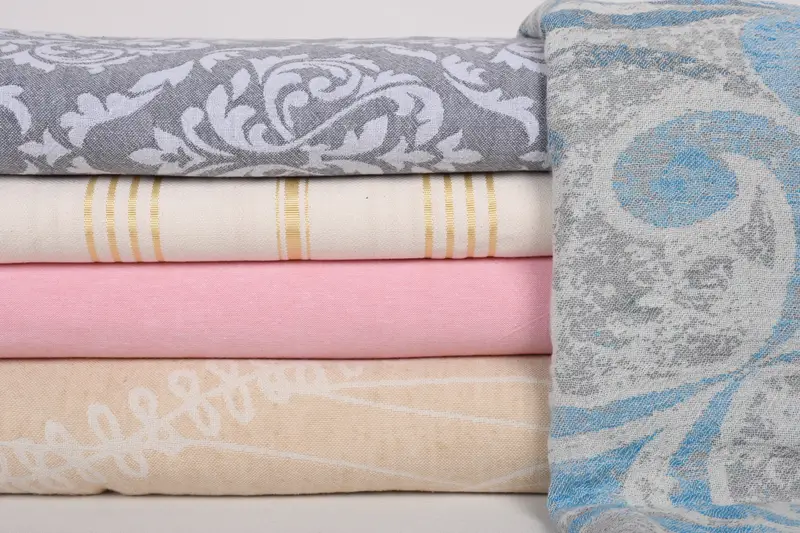 80x60 Cotton Set of 5 Towel, Boho Throw Blankets, Tablecloth, Girl Trip Party Favor, Personalized Home Gift Wedding, Monogram Blanket, Custom Gifts - 2