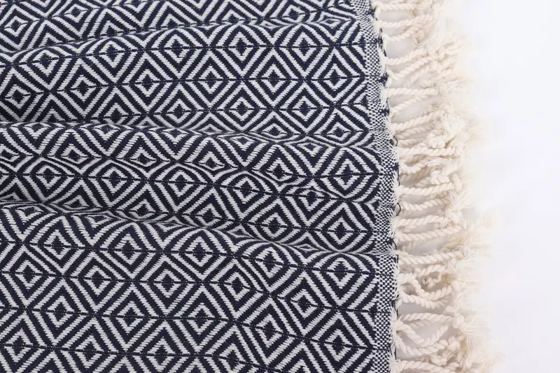 Scarf Towel, 70x40 Cotton Diamond Towel, Beach towel, Turkish hand towel, Wedding Gift For Bride, Turkish bath towel, Extra large Turkish bath towel - 8