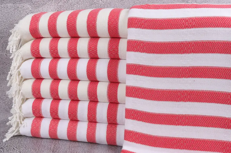Bachelorette Party Gift, Gift Towel, Turkish Towel USA, Custom Wedding Gift, Guest Towel, Girls Weekend Getaways Gifts, 70x36 Cotton Striped Towel - 1