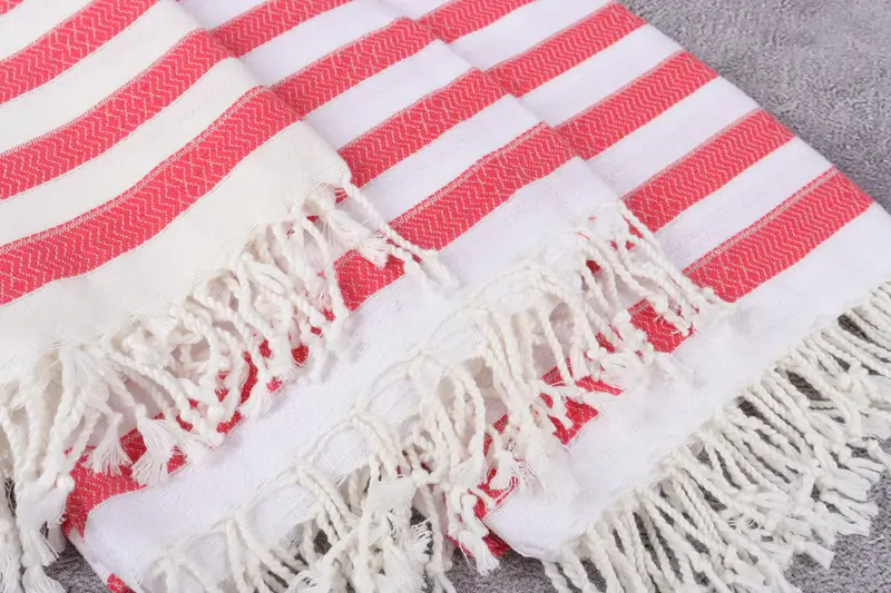 Bachelorette Party Gift, Gift Towel, Turkish Towel USA, Custom Wedding Gift, Guest Towel, Girls Weekend Getaways Gifts, 70x36 Cotton Striped Towel - 5