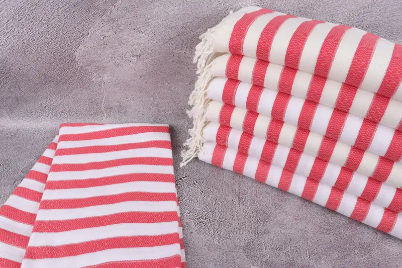 Bachelorette Party Gift, Gift Towel, Turkish Towel USA, Custom Wedding Gift, Guest Towel, Girls Weekend Getaways Gifts, 70x36 Cotton Striped Towel - 2