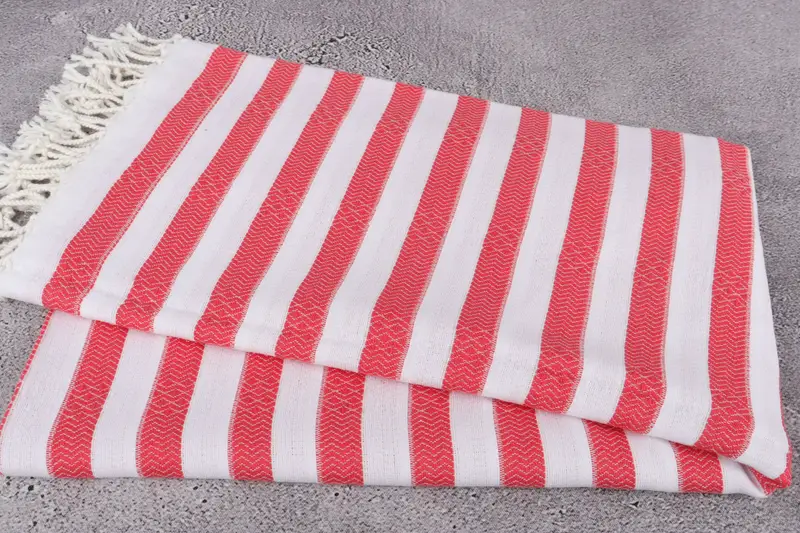 Bachelorette Party Gift, Gift Towel, Turkish Towel USA, Custom Wedding Gift, Guest Towel, Girls Weekend Getaways Gifts, 70x36 Cotton Striped Towel - 6