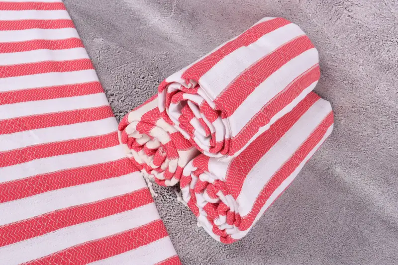 Bachelorette Party Gift, Gift Towel, Turkish Towel USA, Custom Wedding Gift, Guest Towel, Girls Weekend Getaways Gifts, 70x36 Cotton Striped Towel - 8