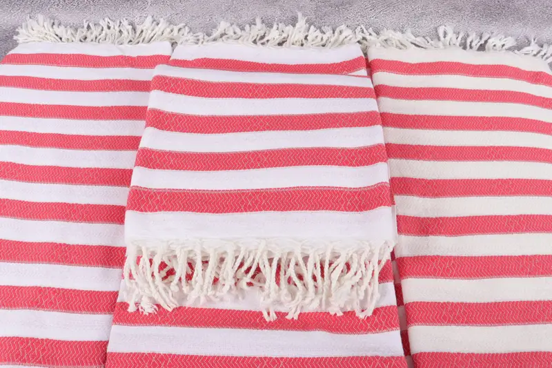 Bachelorette Party Gift, Gift Towel, Turkish Towel USA, Custom Wedding Gift, Guest Towel, Girls Weekend Getaways Gifts, 70x36 Cotton Striped Towel - 4