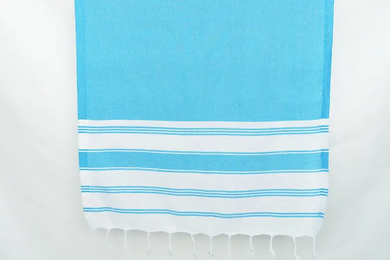 Kişiselleştirilmiş el havlu, monogramlı el havlu, gelin duş hediyeleri, monogram mutfak havlu, 44x24 pamuklu çizgili havlu, onun için hediyeler, yaz hediyesi - 8