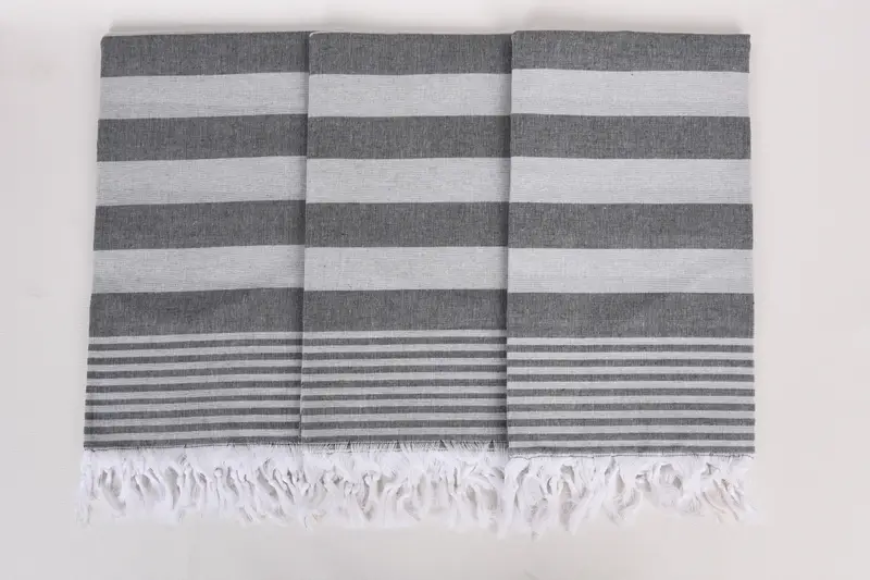 Maid Of Honor Gift, Bachelorette Party Gifts, Travel Towel, 68x36 Cotton Striped Towel, Bachelorette Party Favors, Organic Towel, Handmade Gift - 7