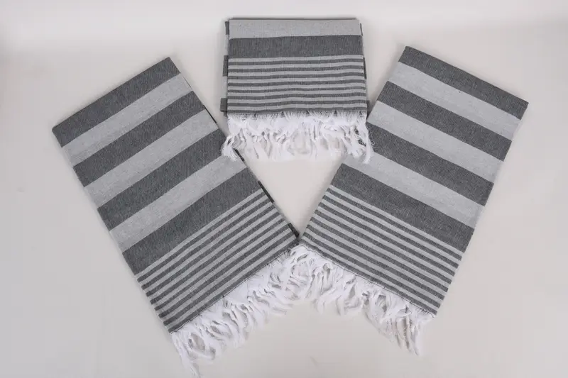 Maid Of Honor Gift, Bachelorette Party Gifts, Travel Towel, 68x36 Cotton Striped Towel, Bachelorette Party Favors, Organic Towel, Handmade Gift - 6
