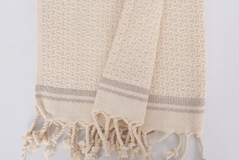 38x18 Cotton Striped Towel, Wedding Favors, Personalized Kitchen Towel, Best Wedding Gift, Personalized Bridesmaid Gift, Personalized Hand Towel - 8