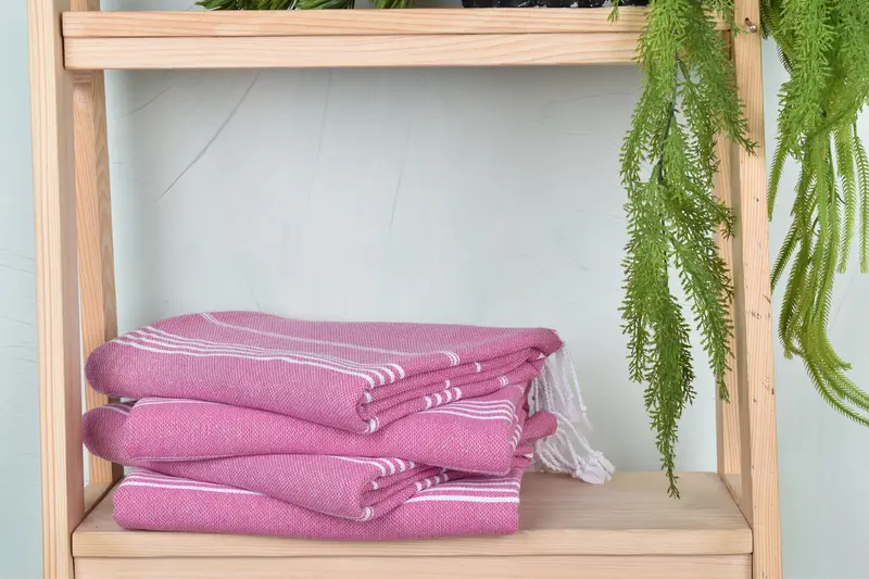 Towel With Name, Turkish towel, Quick-Dry Beach Towel, Bachelorette Party Favors Beach, 70x40 Cotton Striped Towel, Monogram Turkish Towel - 7