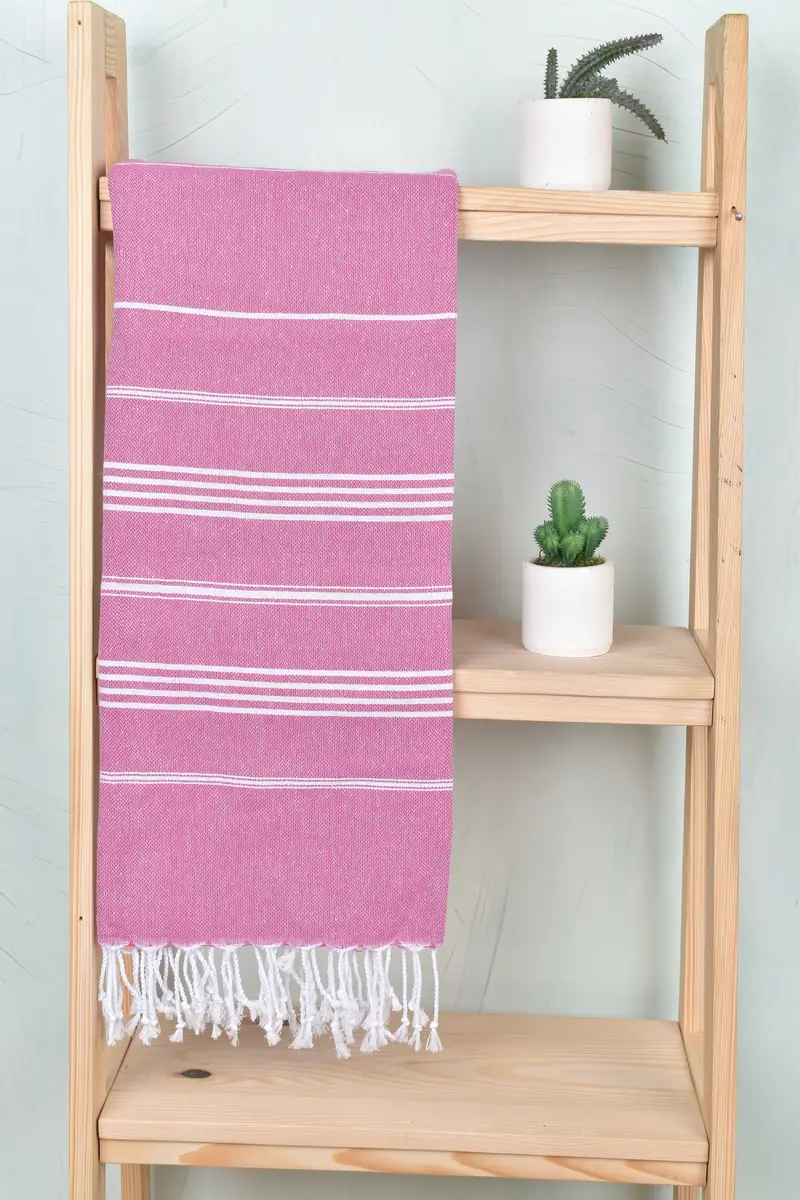 Towel With Name, Turkish towel, Quick-Dry Beach Towel, Bachelorette Party Favors Beach, 70x40 Cotton Striped Towel, Monogram Turkish Towel - 8