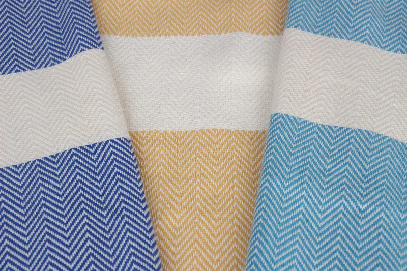 36x18 Cotton Herringbone Towel, Monogrammed Hand Towel, Monogram Towels, Personalized Hand Towel, Home Gift, Beach Wedding Favor, Turkish Tea Towel - 3
