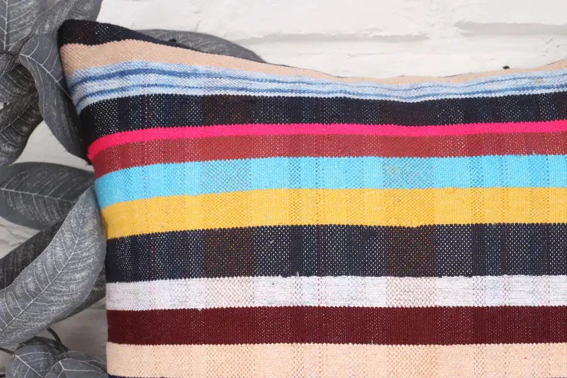 Home Decor Pillow, Boho Pillow Sham Cover, Personalized Gift Pillow Cushion Cover, Kilim Pillow Cover, 18x18 Blue Pillow Case, Cushion Case - 2
