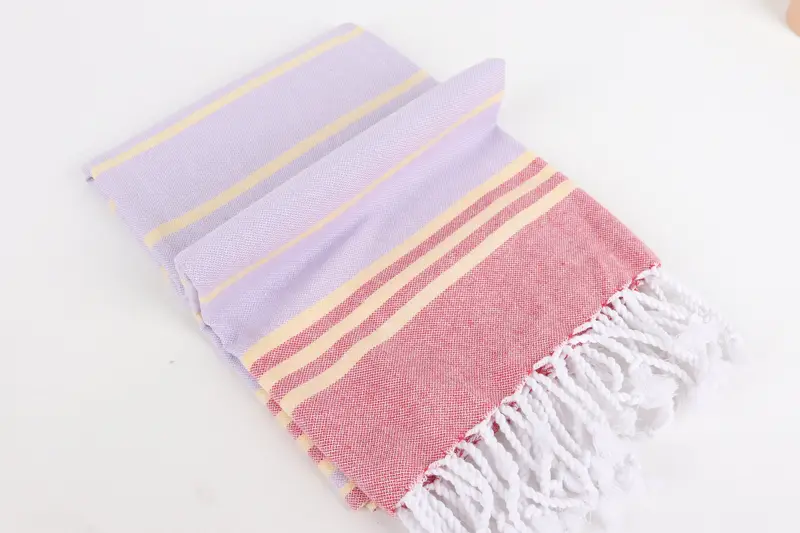 Turkish beach towel, Large Turkish Towel, Xmas Gifts, Housewarming Gift, Turkish Beach Towel Monogram, Organic towel, 70x36 Cotton Striped Towel - 6