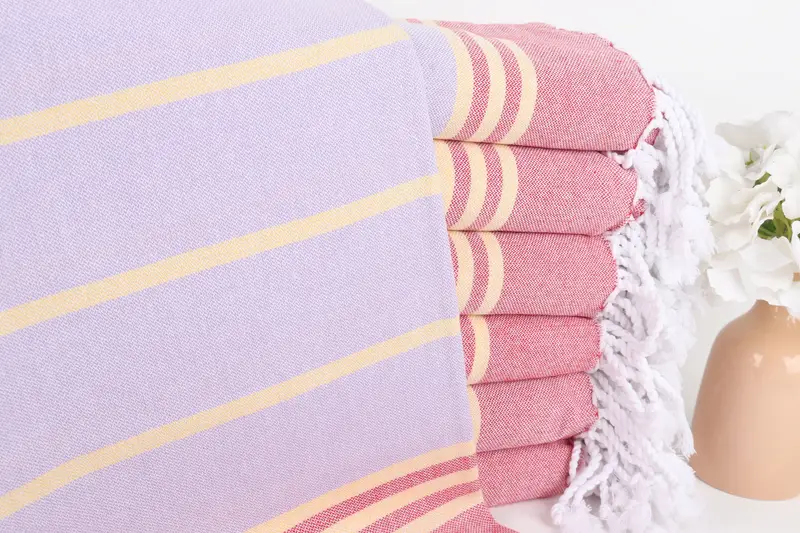 Turkish beach towel, Large Turkish Towel, Xmas Gifts, Housewarming Gift, Turkish Beach Towel Monogram, Organic towel, 70x36 Cotton Striped Towel - 1