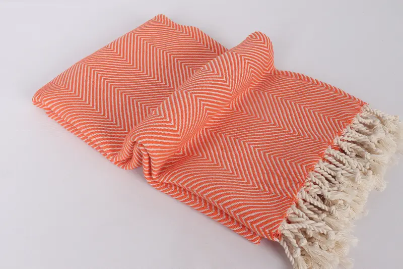 Turkish Towel USA, Monogrammed Beach Towel, Customized Towels, 70x40 Cotton Herringbone Towel, Gift For The Home Decor, Custom Wedding Gift - 6