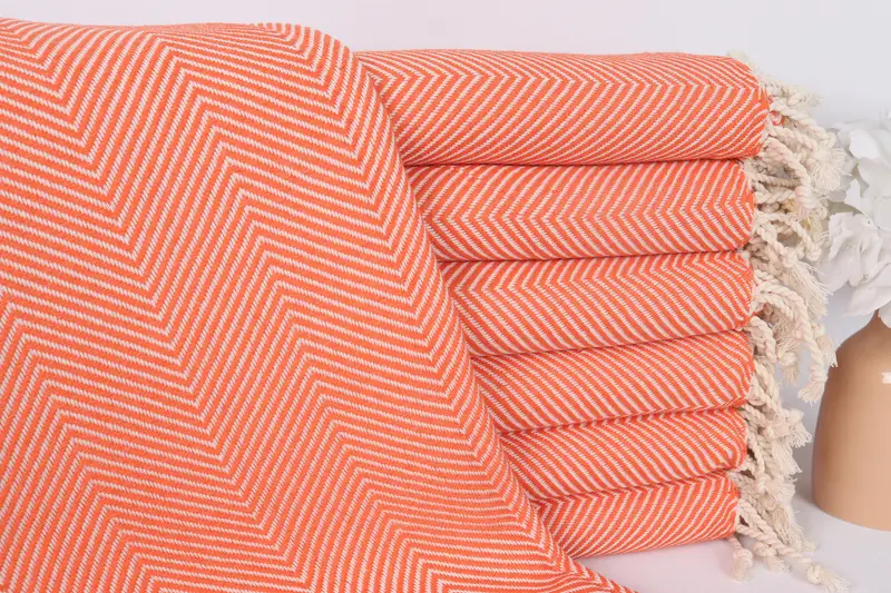 Turkish Towel USA, Monogrammed Beach Towel, Customized Towels, 70x40 Cotton Herringbone Towel, Gift For The Home Decor, Custom Wedding Gift - 1