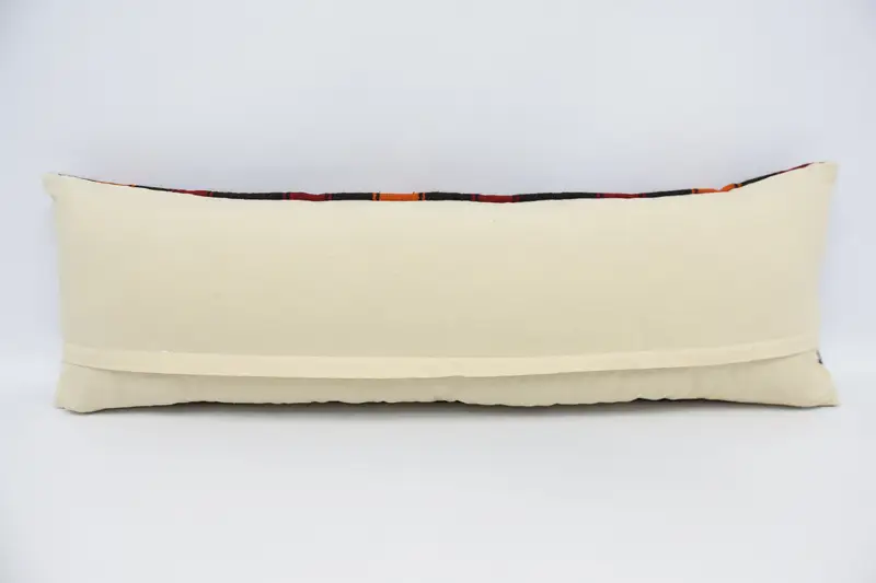 Cushion Cover, Interior Designer Pillow, 16x48 Red Pillow Case, Ethnic Throw Cushion Case, Vintage Kilim Throw Pillow, Pillow for Couch - 6