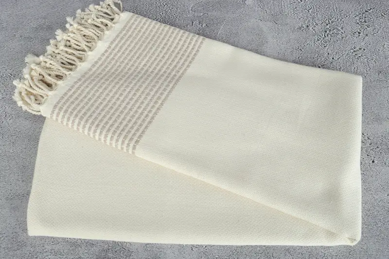 70x36 Cotton Striped Towel, Family Gift Basket, Gift For Him, Peshtemal Towel, Wedding Gift For Bride, Bachelorette Party Gift, Quick-dry towel - 6
