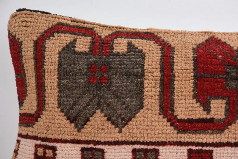 Pillow Sham, Home Decor Pillow, 8x16 Orange Cushion Cover, Boho Chic Pillow Case, Boho Throw Pillow Sham, Pillow for Sofa, Kilim Pillow Cover - 2
