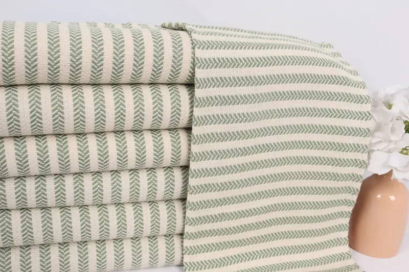 40x18 Cotton Chevron Towel, Halloween Gifts, Bathroom Towels, Turkish Hand Towel, Personalized Kitchen Towel, Gifts For Him, Gift For The Home Decor - 2