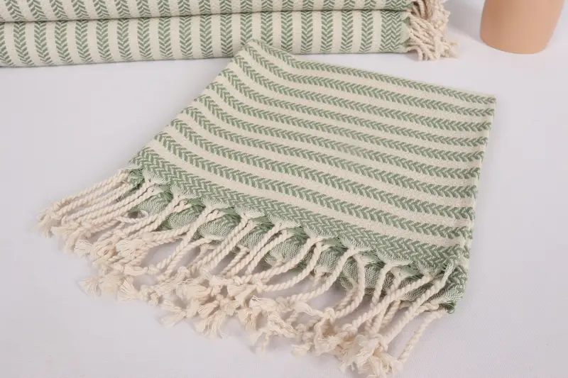 40x18 Cotton Chevron Towel, Halloween Gifts, Bathroom Towels, Turkish Hand Towel, Personalized Kitchen Towel, Gifts For Him, Gift For The Home Decor - 5