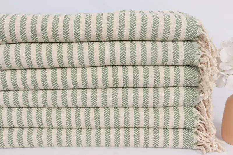 40x18 Cotton Chevron Towel, Halloween Gifts, Bathroom Towels, Turkish Hand Towel, Personalized Kitchen Towel, Gifts For Him, Gift For The Home Decor - 3