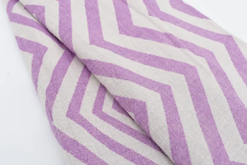 Memorial Gift, Quick-Dry Beach Towel, Custom Gift, Turkish bath towel, Beach Bachelorette Party Decorations, 70x40 Cotton Zigzag Design Towel - 6