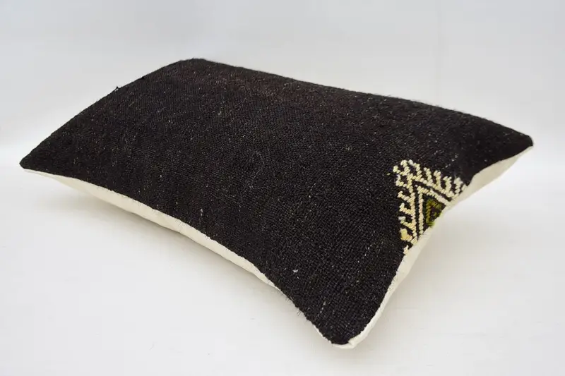 Home Decor Pillow, Cushion, 12x20 Brown Pillow, Interior Designer Pillow, Kilim Pillow Cover, Southwestern Pillow Case - 6