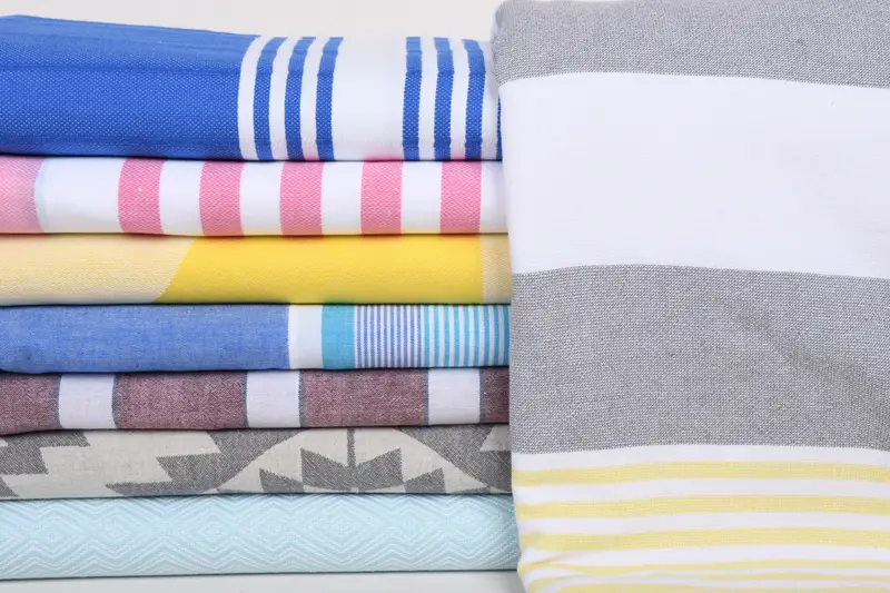 Decorative Towel, Beach Towel Gift, Sand-resistant towel, Peshtemal Towel, 70x40 Cotton Set of 8 Towel, Fouta towel, Bachelorette Party Favors Beach - 1