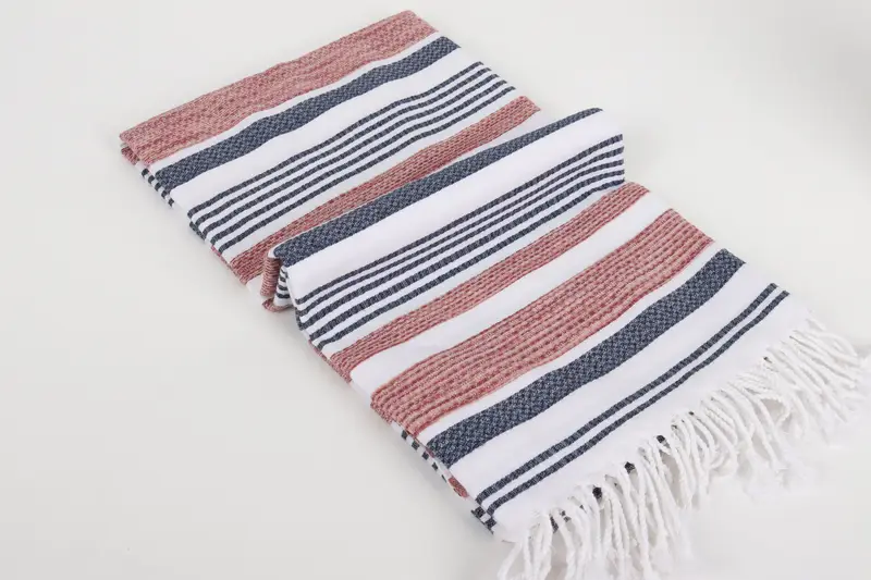 Custom Wedding Gifts, Personalized Wedding Gift, Luxury Beach Towel, 70x40 Cotton Striped Towel, Cotton towel, Xmas Gifts, Custom Bath Towel - 6