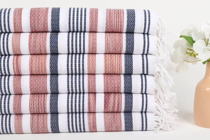 Custom Wedding Gifts, Personalized Wedding Gift, Luxury Beach Towel, 70x40 Cotton Striped Towel, Cotton towel, Xmas Gifts, Custom Bath Towel - 3