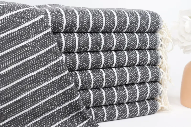 Home Decor Gifts, Wedding Gift For Bride, Arizona Bachelorette Party Favors, Personalized Wedding Gift, 70x40 Cotton Striped Towel, Fouta towel - 1