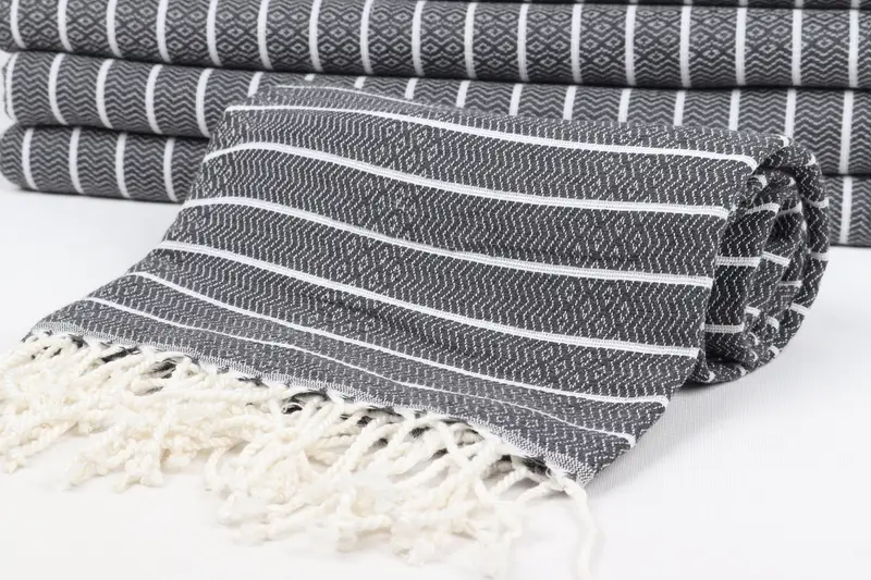 Home Decor Gifts, Wedding Gift For Bride, Arizona Bachelorette Party Favors, Personalized Wedding Gift, 70x40 Cotton Striped Towel, Fouta towel - 4