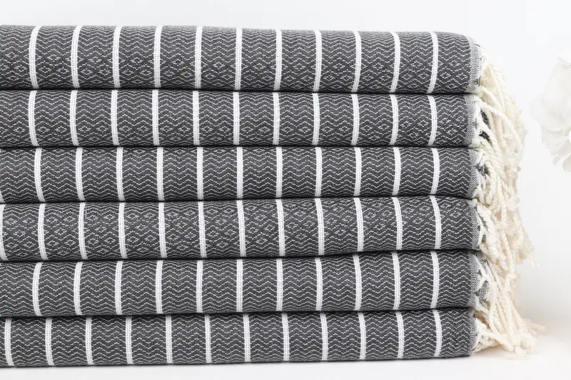 Home Decor Gifts, Wedding Gift For Bride, Arizona Bachelorette Party Favors, Personalized Wedding Gift, 70x40 Cotton Striped Towel, Fouta towel - 3