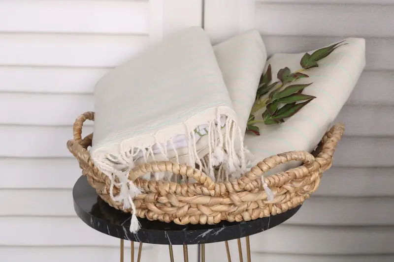 70x38 Cotton Striped Towel, Valentines Day Gift Idea, Guest Towel, Beach Wedding Favor, Best Friend Gift, Bridesmaid Gifts, Quick-dry peshtemal - 5