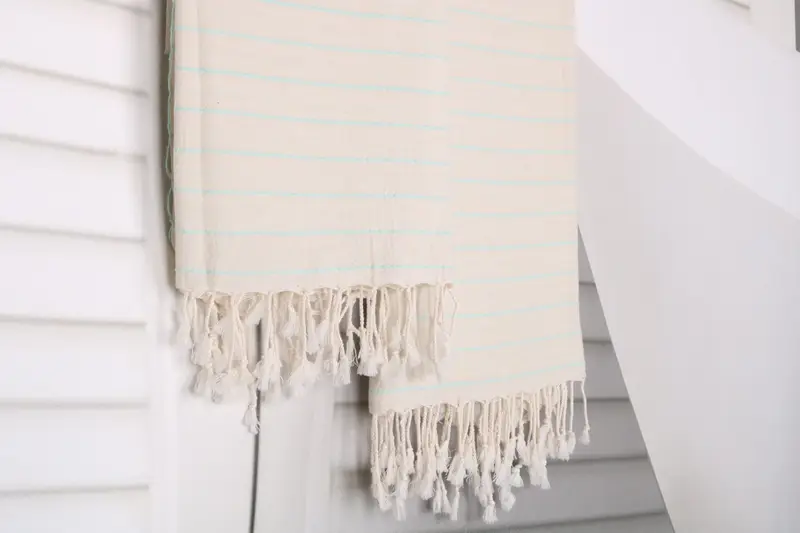 70x38 Cotton Striped Towel, Valentines Day Gift Idea, Guest Towel, Beach Wedding Favor, Best Friend Gift, Bridesmaid Gifts, Quick-dry peshtemal - 8