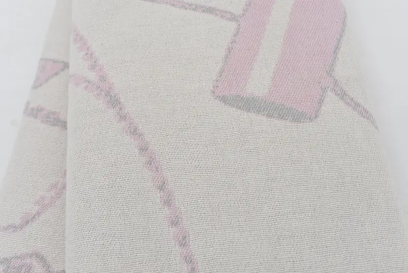 Bridal Shower Gift, Sofa Cover, Beach Bachelorette Party Decorations, Woven Throw Blanket, 88x64 Cotton Make-Up Patterned Towel, Custom Blanket - 5