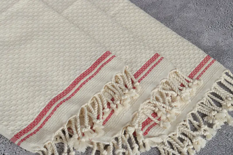 38x18 Cotton Striped Towel, Bathroom Towels, Welcome Wedding Gift, Decorative Towel, Turkish Towel Hand Towel, Gift For Him, Monogram Hand Towel - 5