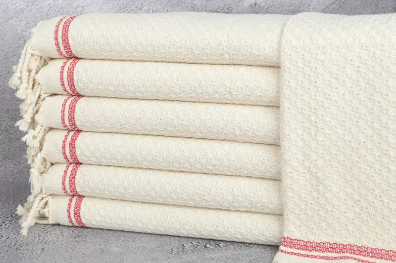 38x18 Cotton Striped Towel, Bathroom Towels, Welcome Wedding Gift, Decorative Towel, Turkish Towel Hand Towel, Gift For Him, Monogram Hand Towel - 1